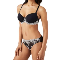Wacoal Brasier Con Varilla Contour Embrace Lace -Tienda Barata Femvesti 20086739 NEGRO x5