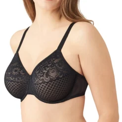 Wacoal Brasier Con Varilla Minimizer Visual Effects -Tienda Barata Femvesti 35921725 NEGRO x3