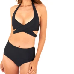 Bikini Top Marylin Cruzado Mujer -Tienda Barata Femvesti 41908510 NEGRO