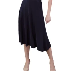 Falda Midi De Corte "A" Mujer