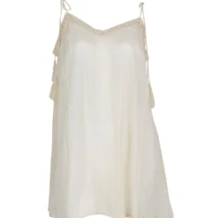Vestido De Playa Corto Mujer -Tienda Barata Femvesti 42050359 BEIGE x3