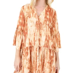 Vestido De Playa Corto Mujer