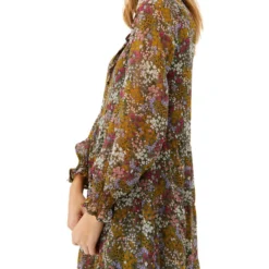 Vestido Corto Floral Mujer -Tienda Barata Femvesti 42306340 VERDE x4