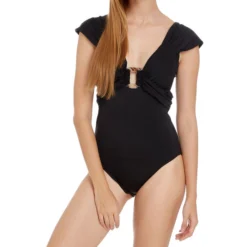 Traje De Baño Maillot Mujer -Tienda Barata Femvesti 42400400 NEGRO x3