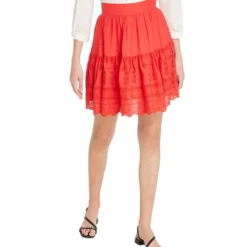 Falda Corta De Corte "A" Mujer