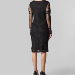 Vestido De Fiesta Midi Con Flores Mujer -Tienda Barata Femvesti 42653071 x3