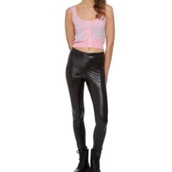 Blusa Con Líneas Sin Mangas Mujer -Tienda Barata Femvesti 42669908 x3