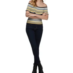 Blusa Tejida Con Rayas Mujer -Tienda Barata Femvesti 42671960 x3