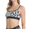 MOSCHINO Top Con Animal Print Sin Copa Mujer