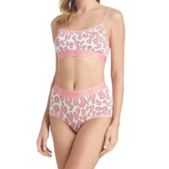 MOSCHINO Top Con Animal Print Sin Copa Mujer -Tienda Barata Femvesti 42704109 x3