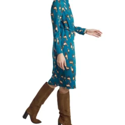 Vestido Casual Midi Estampado Animales, Mujer -Tienda Barata Femvesti 42713320 x4