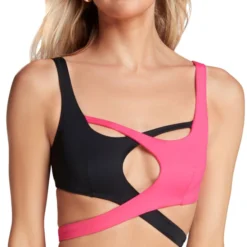 AGENT PROVOCATEUR Bikini Top Bicolor Mujer