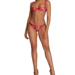 AGENT PROVOCATEUR Bikini Con Encaje Floral Bicolor Mujer -Tienda Barata Femvesti 42716685 x3