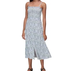 Whistles Vestido Midi Con Lunares Mujer