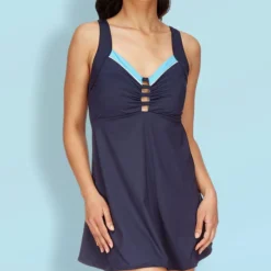 Traje De Baño Sólido Mujer