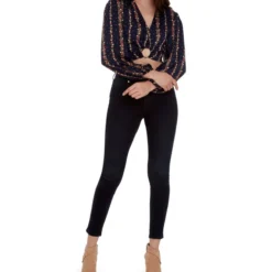 BCBGeneration Blusa Floral Manga Larga Mujer -Tienda Barata Femvesti 42738691 x3