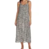 Michael Kors Vestido De Playa Maxi Con Animal Print Mujer