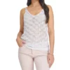 Blusa Cuello V Sin Mangas Mujer