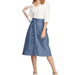 Falda Midi Regular Mujer -Tienda Barata Femvesti 42817662 x3