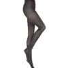 Wolford Medias Geométricas Negras Mujer