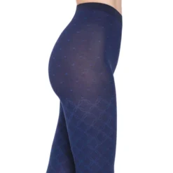 Wolford Medias Geométricas Azules Mujer -Tienda Barata Femvesti 42830611 x4