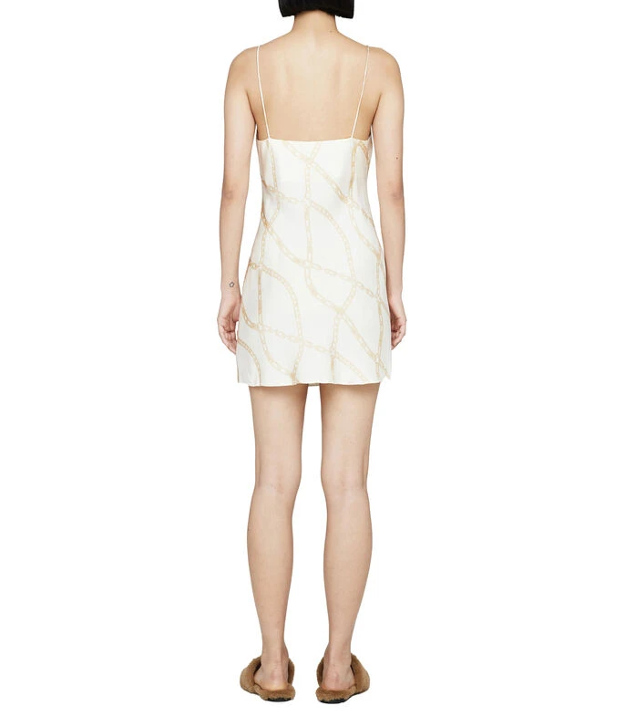ANINE BING Vestido Mini Con Print De Eslabones Mujer 2 ANINE BING Vestido Mini Con Print De Eslabones Mujer - Imagen 2