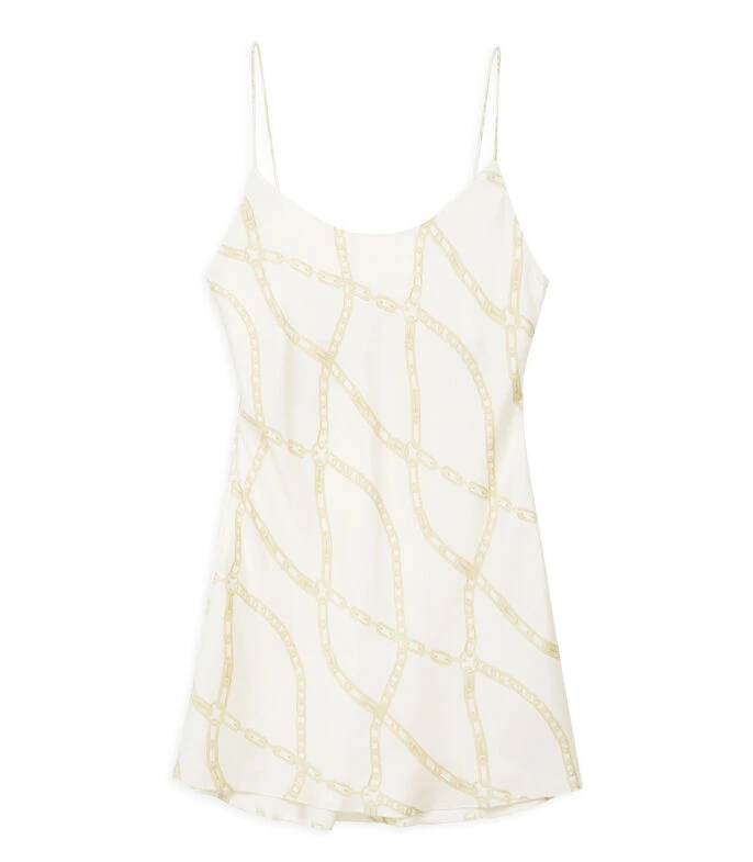 ANINE BING Vestido Mini Con Print De Eslabones Mujer 4 ANINE BING Vestido Mini Con Print De Eslabones Mujer - Imagen 4