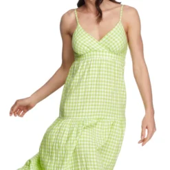 Vestido Maxi Con Cuadros Mujer -Tienda Barata Femvesti 42881490 x3