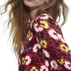 THE KOOPLES Vestido Largo Con Flores Mujer -Tienda Barata Femvesti 42885331 x3