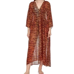 Túnica Reptilia Tipo Animal Skin Manga Larga Mujer