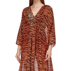 Túnica Reptilia Tipo Animal Skin Manga Larga Mujer -Tienda Barata Femvesti 42896187 x3