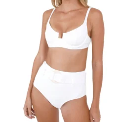 Bikini Top Con Textura Mujer -Tienda Barata Femvesti 42896214 x3