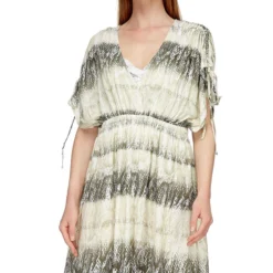 Túnica Tipo Animal Print Manga Corta Mujer -Tienda Barata Femvesti 42896235 x3