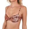 Bikini Top Animal Print Mujer