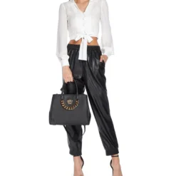 MOSCHINO Blusa Crop Top De Manga Larga Mujer -Tienda Barata Femvesti 42910668 x3