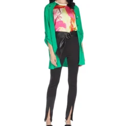 Blusa Manchas Multicolor Manga Corta Mujer -Tienda Barata Femvesti 42916715 x3