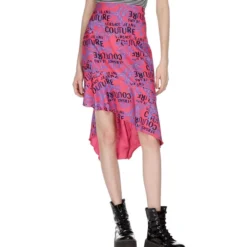 Falda Midi De Corte Regular Mujer