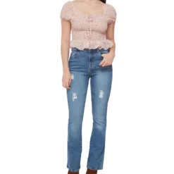 Blusa Floral Manga Corta Mujer -Tienda Barata Femvesti 42920439 x3