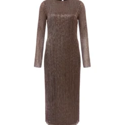 Vestido De Fiesta Midi Jaspeado Mujer -Tienda Barata Femvesti 42928075 x5