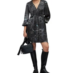 AllSaints Vestido Mini Con Estampado Mujer -Tienda Barata Femvesti 42947706 x3