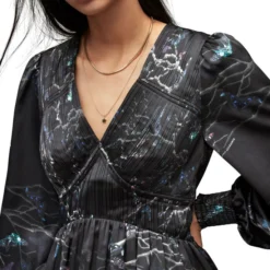 AllSaints Vestido Mini Con Estampado Mujer -Tienda Barata Femvesti 42947706 x5