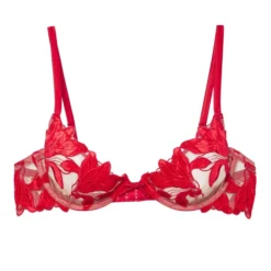 Fleur Du Mal Brasier Con Bordados Floral De Media Copa