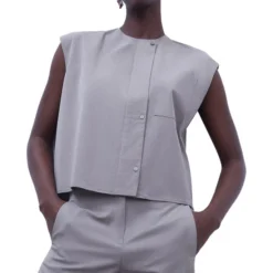 ADOLFO DOMINGUEZ Blusa Sin Mangas Mujer