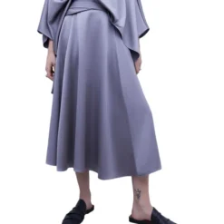 ADOLFO DOMINGUEZ Falda Midi Corte "A" Mujer