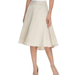 Falda Midi De Corte A Mujer