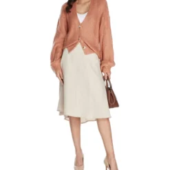 Falda Midi De Corte A Mujer -Tienda Barata Femvesti 42975104 x3