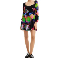 Desigual Vestido Corto Con Flores Mujer -Tienda Barata Femvesti 42981630 x3