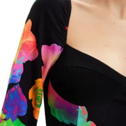 Desigual Vestido Corto Con Flores Mujer -Tienda Barata Femvesti 42981630 x4
