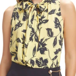 Blusa Floreada Sin Mangas Mujer -Tienda Barata Femvesti 42984693 x4