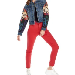 Desigual Jeans Recto Jaspeado Mujer -Tienda Barata Femvesti 43004590 x3